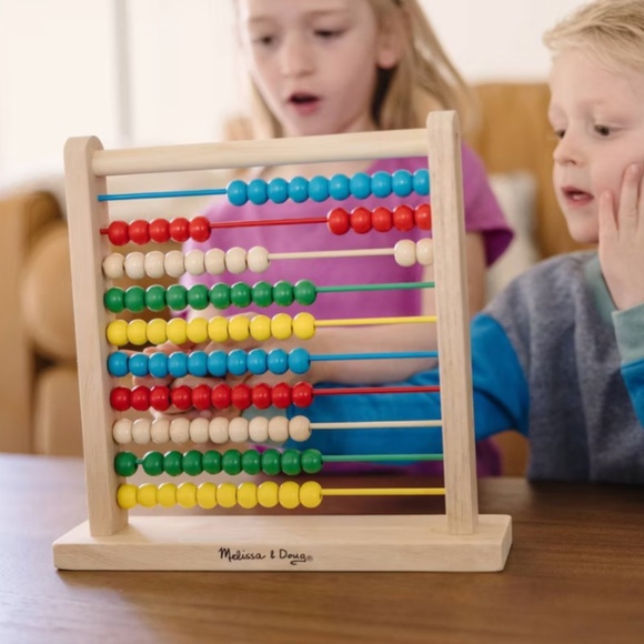 Learning Bundle -Melissa & Doug Abacus & Addition/Subtraction Flash Cards - Picture 5 of 8